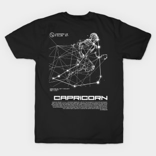 Capricorn, Zodiac club, back print T-Shirt